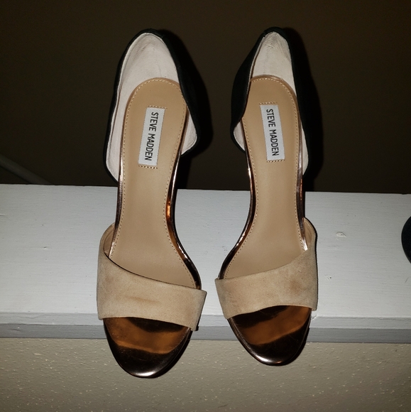 Steve Madden Open Toe Pumps - Picture 1 of 3